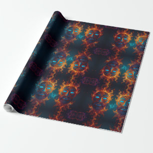 Papel De Regalo Fuego de los dioses