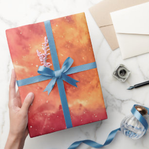 Papel De Regalo Fuego Solar a través del Cosmos