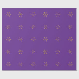 Papel De Regalo Fuegos Artificiales Elegante Estrella Fugaz Copo d