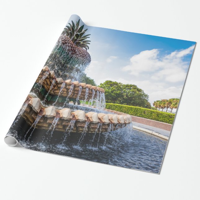 Papel De Regalo Fuente de piña en Charleston, SC (Desenrollado)