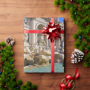Papel De Regalo Fuente de Trevi Roma Fotografía