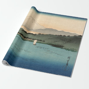Papel De Regalo Fukeiga 4 - Ukiyo-e Japonés Antiguo
