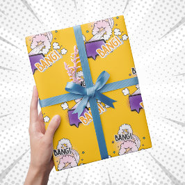 Papel De Regalo Fun bang Estilo de libro de historietas regalo de