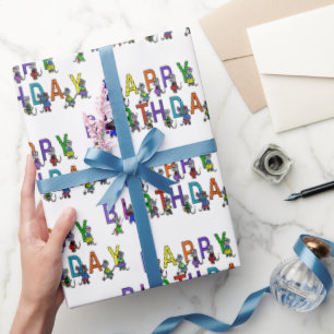 Papel De Regalo Fun Birthday Mice