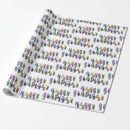 Papel De Regalo Fun Birthday Mice