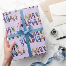 Papel De Regalo Fun Birthday Mice