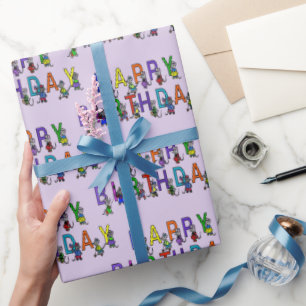 Papel De Regalo Fun Birthday Mice