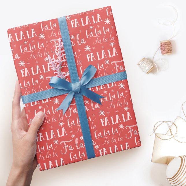 Papel De Regalo Fun Festividad Fa La Typographic Navidades de vaca (Subido por el creador)