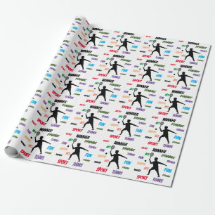 Papel De Regalo Fun player tennis 