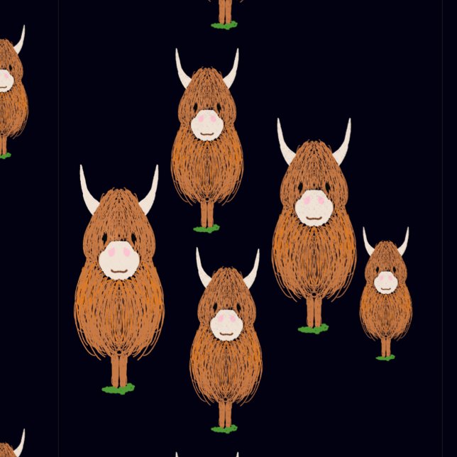 Papel De Regalo Fun Scotland Highland Cow (Subido por el creador)