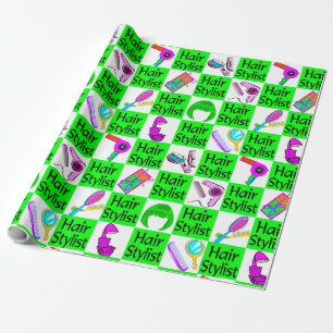 PAPEL DE REGALO FUNKY AND MODA HAIR STYLIST Y BEAUTICIAN