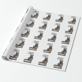 Papel De Regalo Funny Curious Raccoon