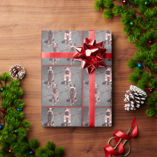 Papel De Regalo Funny Cute Watercolor German Shepherd Holiday