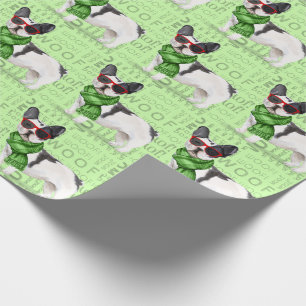 Papel De Regalo Funny Dog Lover Boston Terrier Navidades