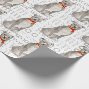 Papel De Regalo Funny Dog Lover Staffordshire Terrier Navidades