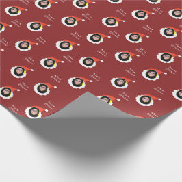 Papel De Regalo Funny Face Merry Christmas Photo Personalizado