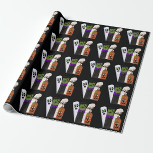 Papel De Regalo Funny Frankenstein Ghost Pumpkin Invisible Man