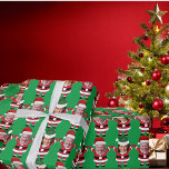Papel De Regalo Funny Joe Biden Kamala Harris Santa Personalizado<br><div class="desc">Funny Joe Biden Kamala Harris Santa Personalizado Face</div>