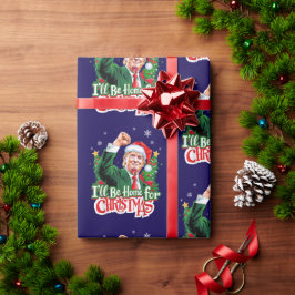 Papel De Regalo Funny Navidades de Donald Trump conservadores