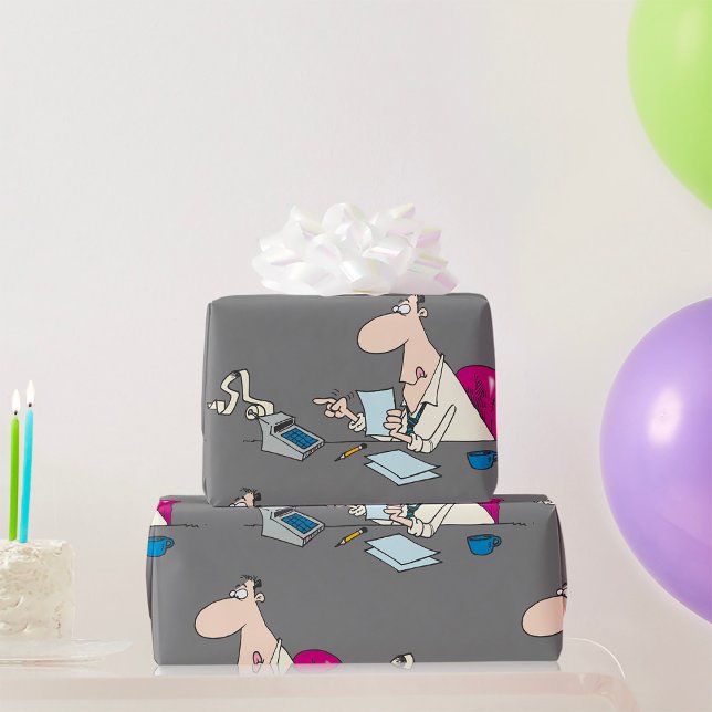 Papel De Regalo Funny Personalizado Contador Oficina Humor (Subido por el creador)
