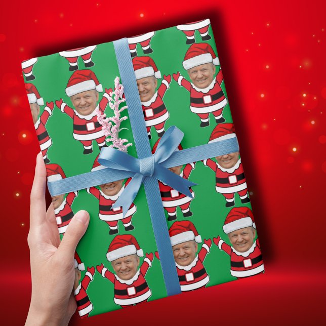 Papel De Regalo Funny Personalizado Trump cara a cabeza de foto Sa (Subido por el creador)