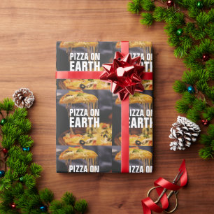 PAPEL DE REGALO FUNNY PIZZA NAVIDADES 