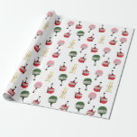Papel De Regalo Funny Remo Ski Lift Gondola Esquiadores de Inviern<br><div class="desc">Un regalo moderno para él y para ella. Góndola retro para remontes y esquís vintage con patrón de ilustracion para esquiadores. Esquí,  esquí,  esquí,  snowboard,  snowboard,  decoración de casa temática y regalos.</div>
