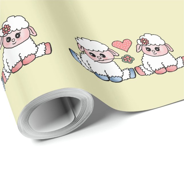 Papel De Regalo funny sheep (Esquina del rollo)