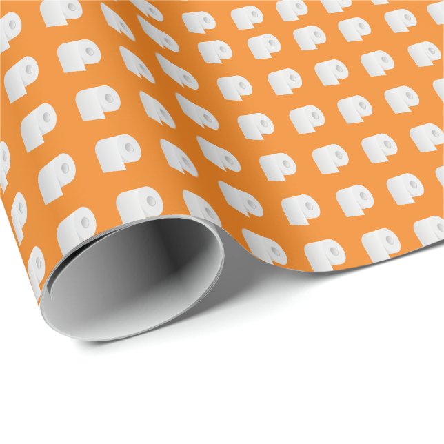 Papel De Regalo FUNNY Toilet Paper Pattern (Esquina del rollo)
