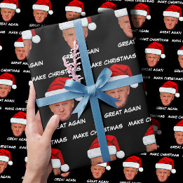 Papel De Regalo Funny Trump 2024 vuelve a hacer grandes a los Navi