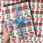 Papel De Regalo Funny Trump Elf 2024 vuelve a hacer grandes a los<br><div class="desc">Divertido Trump Elf 2024 Haz que los Navidades vuelvan a ser grandes, reemplaza la cara de este elfo con tu foto favorita (asegúrate de recortar tanto a la cara como sea posible y usa una aplicación para eliminar el fondo) y personaliza este divertido papel de envolver navideño para Navidades con...</div>
