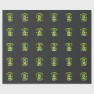 Papel De Regalo Fur-Ankenstein Perro Divertido de Frankenstein Hal