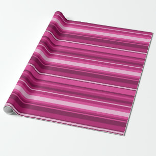 Papel De Regalo Fuschia stripes