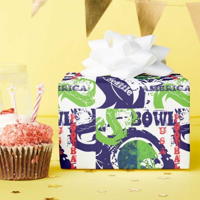 PAPEL DE REGALO FÚTBOL (Fiesta de cumpleaños )