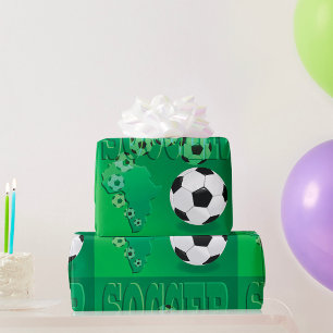 Papel De Regalo Fútbol África Verde Audaz Fútbol
