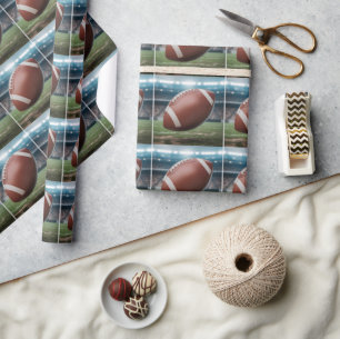 Papel De Regalo Fútbol Americano