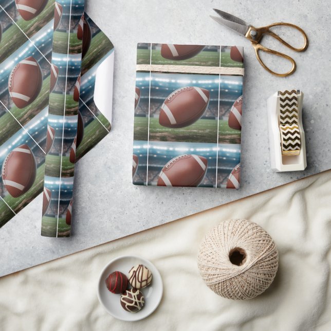 Papel De Regalo Fútbol Americano (Artesanía)