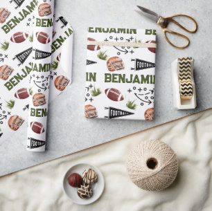 Papel De Regalo Fútbol americano