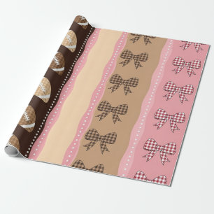 Papel De Regalo Fútbol Coquette con Estampado de Leopardo (10)