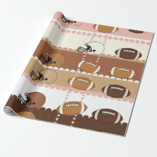 Papel De Regalo Fútbol Coquette con estampado de leopardo (5)