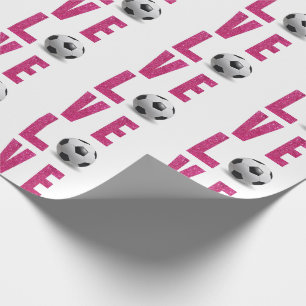 Papel De Regalo Fútbol de amor