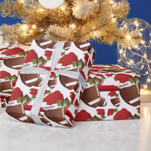 Papel De Regalo Fútbol navidad   DIY Textos