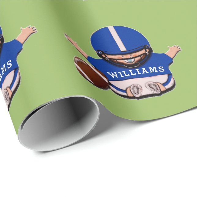 Papel De Regalo Fútbol para bebés (Esquina del rollo)