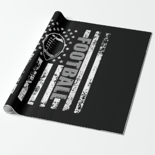 Papel De Regalo Fútbol patriótico con bandera estadounidense