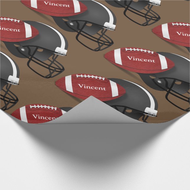 Papel De Regalo Fútbol personalizado (Esquina)