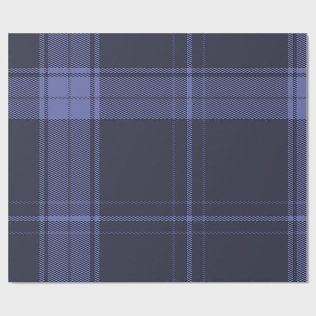 Papel De Regalo Future Dusk Tartan (Superficie plana)