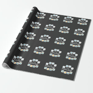 Papel De Regalo Futuro meteorólogo Sun Rain Weatherman Fan