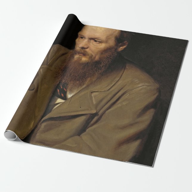 Papel De Regalo Fyodor Dostoevsky (Desenrollado)