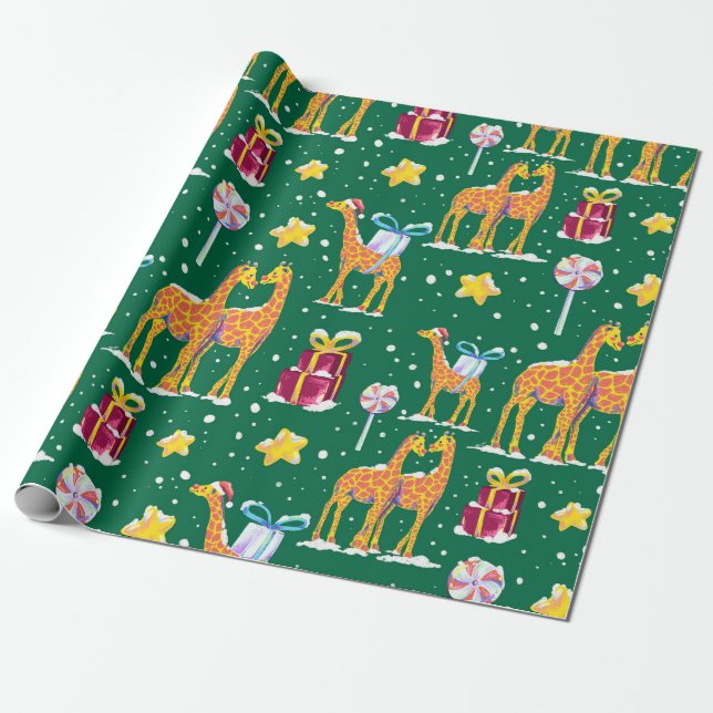 Papel De Regalo G por Girrafe (Desenrollado)