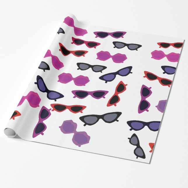 Papel De Regalo Gafas de sol (Desenrollado)